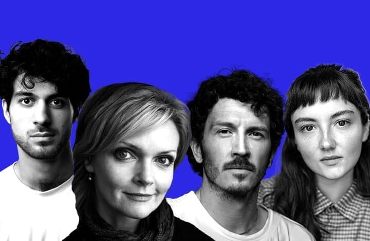 L-R: Jad Sayegh, Sharon Small, Tom Varey, and Eva Morgan